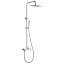 Conjunto barra de baño ducha monomando Firenze cromo de Imex
